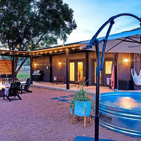 Container Haus Pet Friendly With Cowboy Pool Villa Fredericksburg Exterior photo